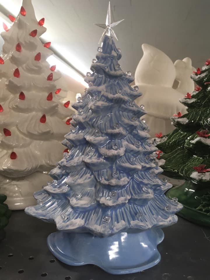 26 White Ceramic Christmas Tree - River Craft Ceramics - Ceramics &  Pottery, Other Ceramics - ArtPal