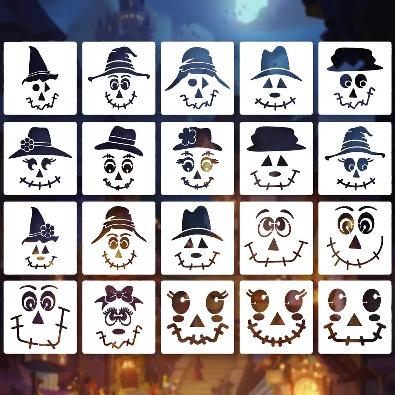 20-pc-scarecrow-face-stencil-set-river-craft-ceramics