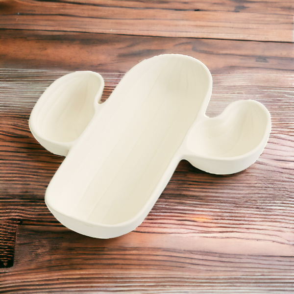 Cactus Chip and Dip River Craft Ceramics