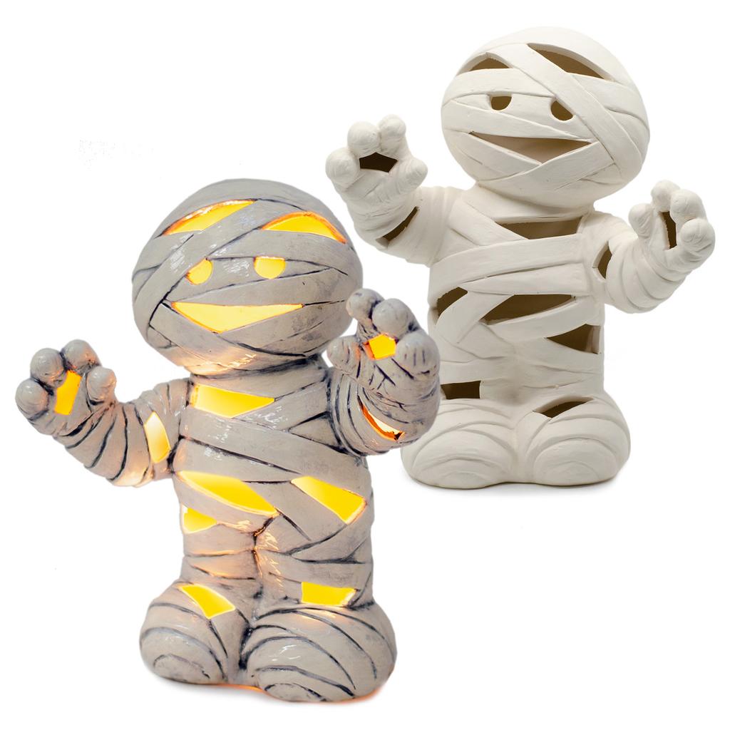 Mummy Lantern – River Craft Ceramics