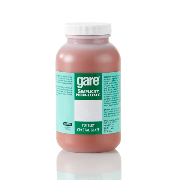 Gare Pottery Peacock Low Fire Crystal Glaze PINT River Craft Ceramics