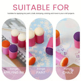 "20pcs Craft Finger Sponge Daubers Set for Card Making, Painting, Stamping, and Ink - Drawing Project Finger Painting Tool"