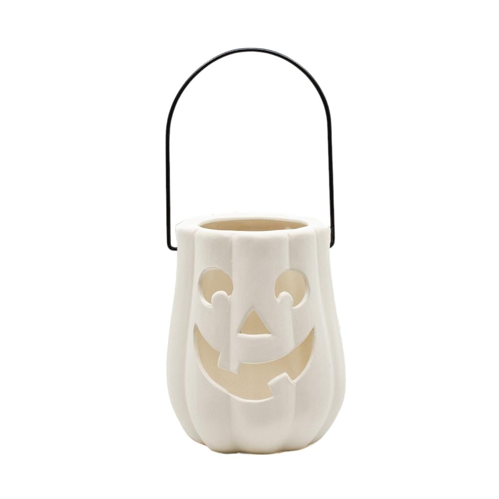Jack-O-Lantern With Handle – River Craft Ceramics