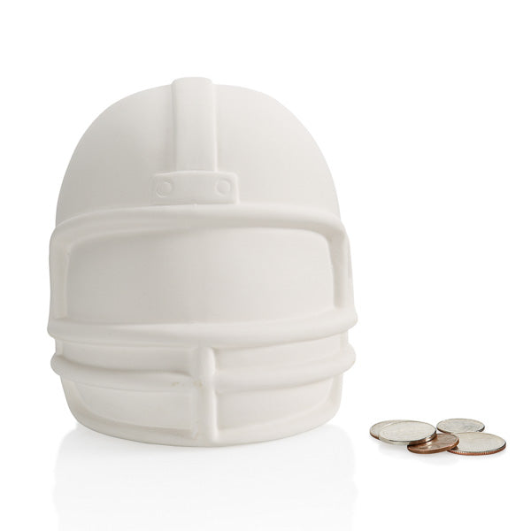 Football Helmet Bank with Stopper