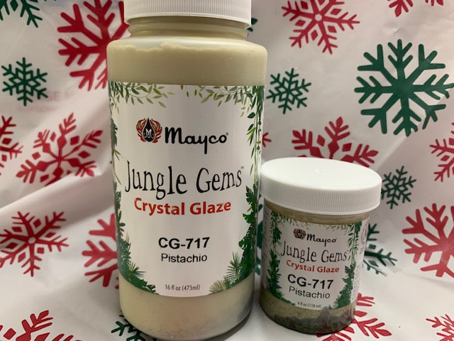 Mayco CG-717 Pistachio Jungle Gems Glaze – River Craft Ceramics