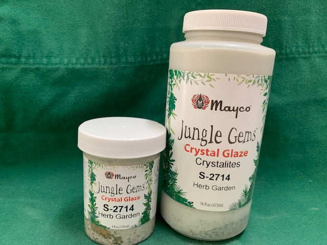 Mayco S-2714 Herb Garden Crystalites Glaze – River Craft