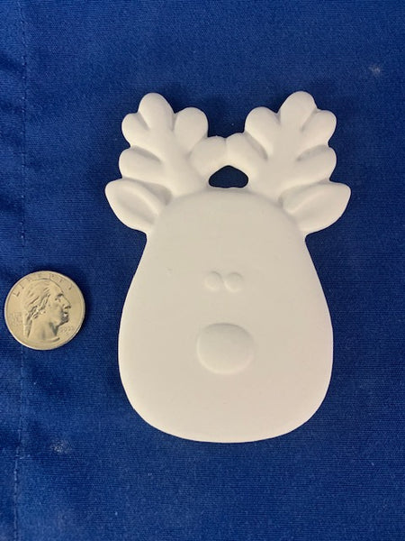 Reindeer Head Christmas Ornament