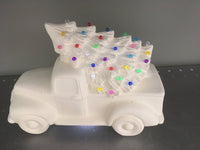 Truck with Christmas Tree Light Up - Made in USA