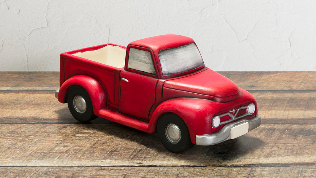 ACRYLIC VINTAGE TRUCK CONTAINER