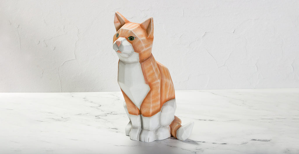 ACRYLIC FACETED CAT