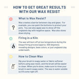 AccuBlue Wax Resist