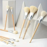 11 pc Set Professional Artist Soft Brush Set - Mop Set