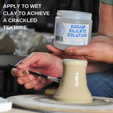 Penguin Pottery Sodium Silicate