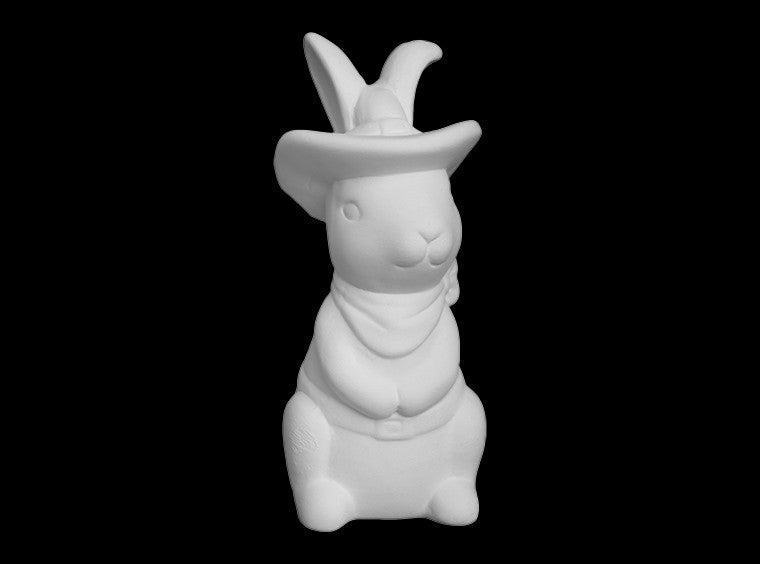 Buckaroo Bunny Rabbit – River Craft Ceramics