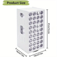 "Clutter-Free" 72-Slot Rotating Paint Organizer Tower - Vertical Craft Paint Storage Rack for Ceramics