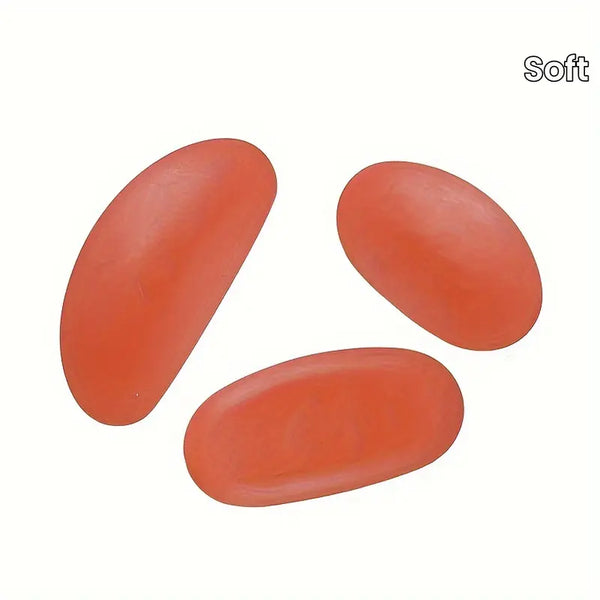 3pcs Soft Silicone Pottery & Clay Sculpting Tool Set - Ceramic Shaping and Modeling Tools, Red, Assorted Sizes, Durable Plastic Material