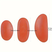 3pcs Soft Silicone Pottery & Clay Sculpting Tool Set - Ceramic Shaping and Modeling Tools, Red, Assorted Sizes, Durable Plastic Material