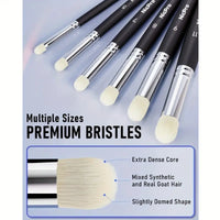 7 Sizes Nicpro Dry Brush Miniature Painting, Professional Drybrush Set with Storage Case