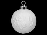 Let It Snow Ball Ornament