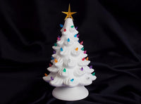 Paint Party 13" Ceramic Christmas Tree with Plain Base