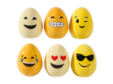 Emoji Easter Egg Set - Set of 6