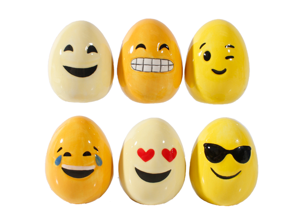 Emoji Easter Egg Set - Set of 6