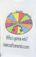 White Live with Chris Spin Spin Spin Shirts