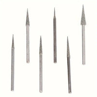 6pcs Diamond Grinding Head Set - High Precision Needle Bits Rotatable, Durable Engraving Tools