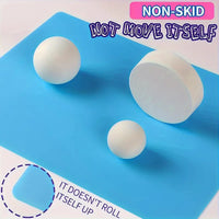 Nonstick Silicone Craft Sheet Art Mat  For Painting And Doodling - Non-Slip, Easy Clean Surface - Pink or Blue