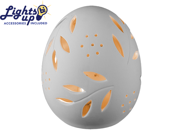 Lighted Egg Luminary