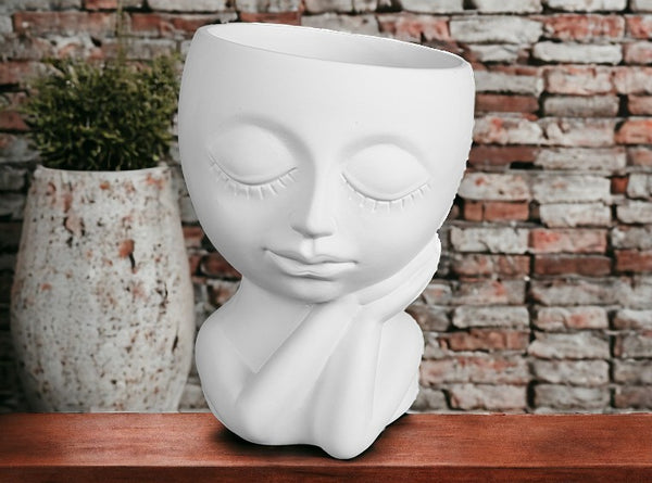 planter face pots Flirty Face Planter – River Craft Ceramics