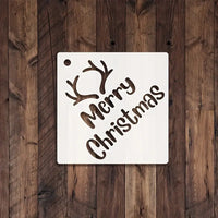 25pcs Christmas Theme Painting Stencils DIY Art Crafts Farm Drawing Template Reusable Stencil For Painting On Wood Wall Furniture Floor Fabric Decor