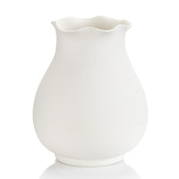 Vase with Scalloped Edge