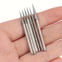 6pcs Diamond Grinding Head Set - High Precision Needle Bits Rotatable, Durable Engraving Tools