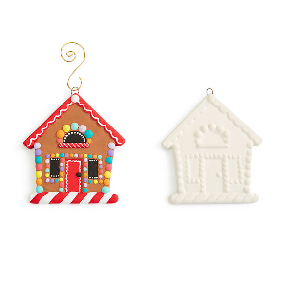 Gingerbread House Flat Ornament