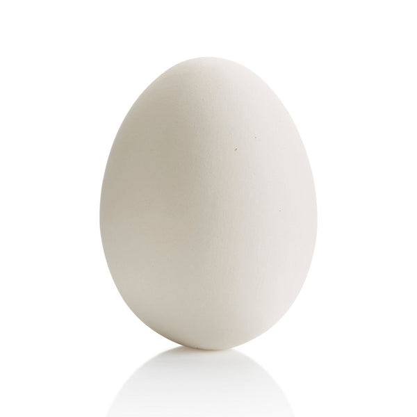 Bisque Egg 4 1/2"