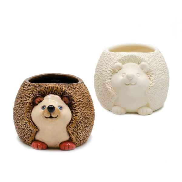 hedgehog planter pot Textured Hedgehog Planter – River Craft Ceramics