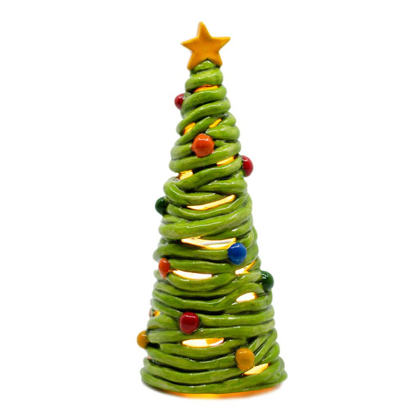 Coil Christmas Tree Lantern