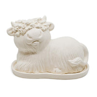 Highland Cow Butter Dish