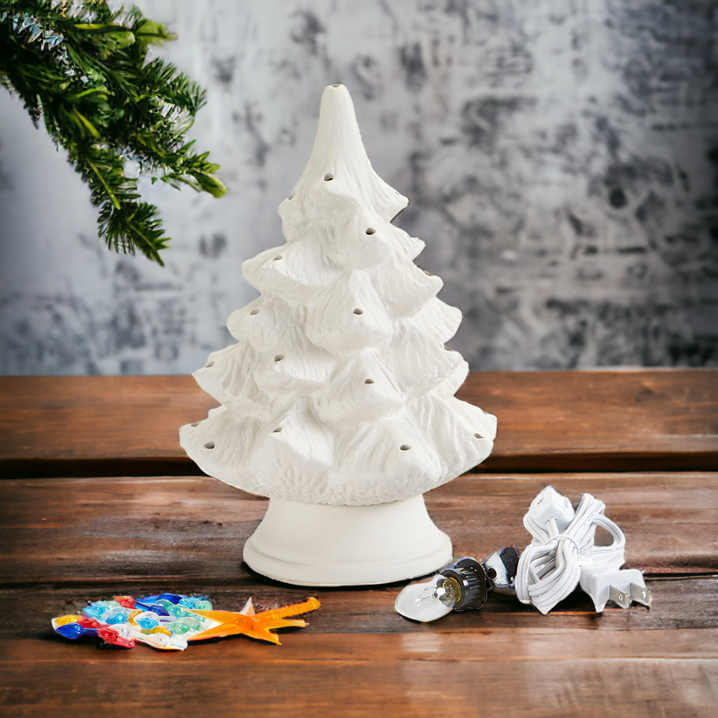 Set outlets of 8 nowell slim Christmas Tree