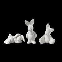 Set of 3 Stuffed Baby Rabbits