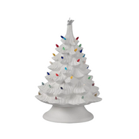 Duncan 19" Ceramic Christmas Tree with Plain Base