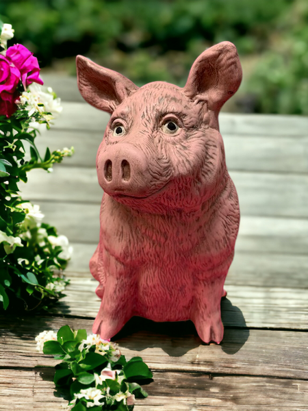 Hand painted X-Large Textured Pig