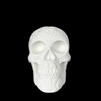 Floral Embossed Skull
