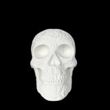Floral Embossed Skull