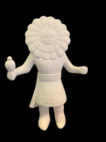 Sun Faced Kachina Doll