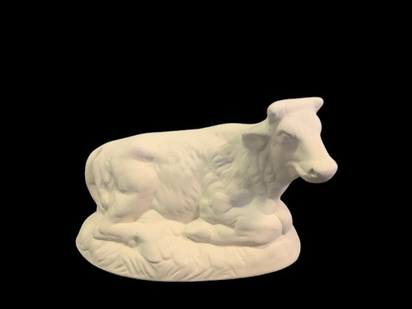 Atlantic Nativity Piece - Laying Cow