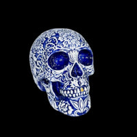 Floral Embossed Skull