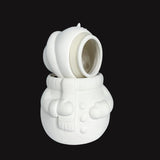 Vintage Snowman Jar w/seal