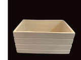 Rectangle Wood Grain Crate Planter